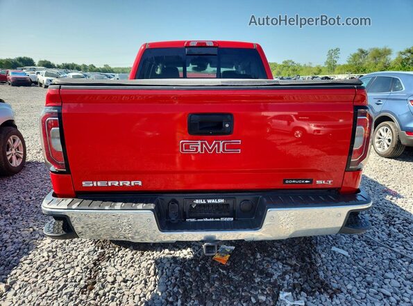 3GTU2NEC2JG632524 2018 GMC SIERRA Red Հետևի տեսք