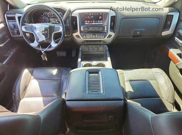 3GTU2NEC3GG186649 2016 GMC SIERRA Черный Вид панели приборов