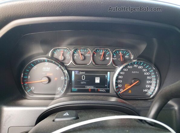 3GTU2NEC3HG244194 2017 GMC SIERRA White Instrument cluster view