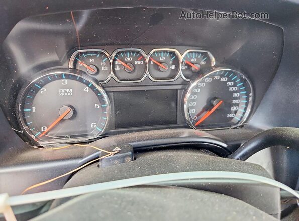 3GTU2NEC3JG525482 2018 GMC SIERRA Серебряный Вид щитка приборов