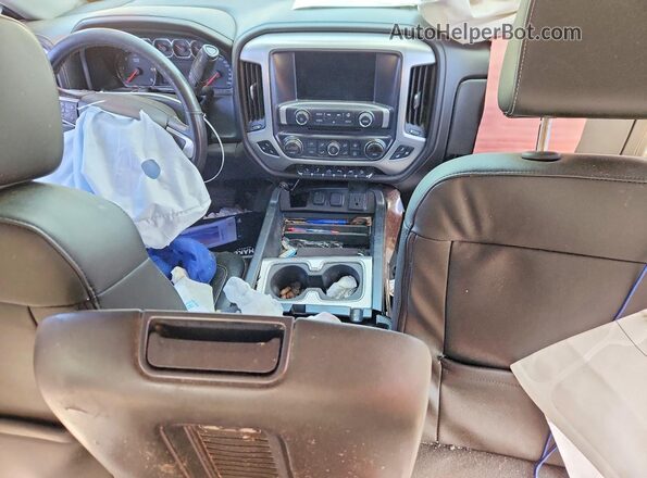 3GTU2NEC3JG525482 2018 GMC SIERRA Серебряный Вид панели приборов