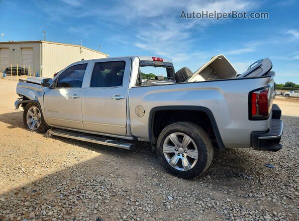 3GTU2NEC3JG525482 2018 GMC SIERRA Серебряный Задняя левая четверть
