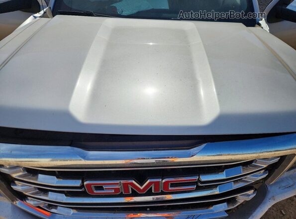 3GTU2NEC3JG525482 2018 GMC SIERRA Серебряный Вид задней части салона