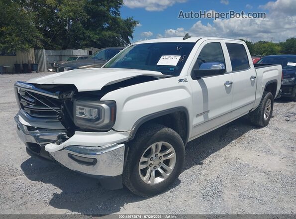 3GTU2NEC4GG242209 2016 GMC SIERRA White Առջևի ձախ երեք քառորդ տեսարան