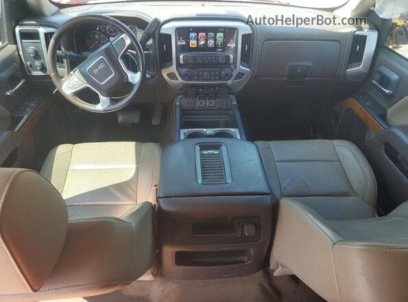 3GTU2NEC4HG106664 2017 GMC SIERRA Red Առջևի վահանակի տեսք