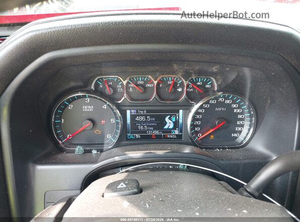 3GTU2NEC4JG129867 2018 GMC SIERRA Красный Вид задних сидений