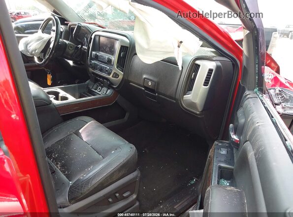 3GTU2NEC4JG129867 2018 GMC SIERRA Красный Вид салона спереди