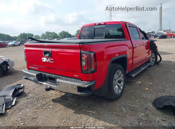 3GTU2NEC4JG129867 2018 GMC SIERRA Красный Задняя правая четверть