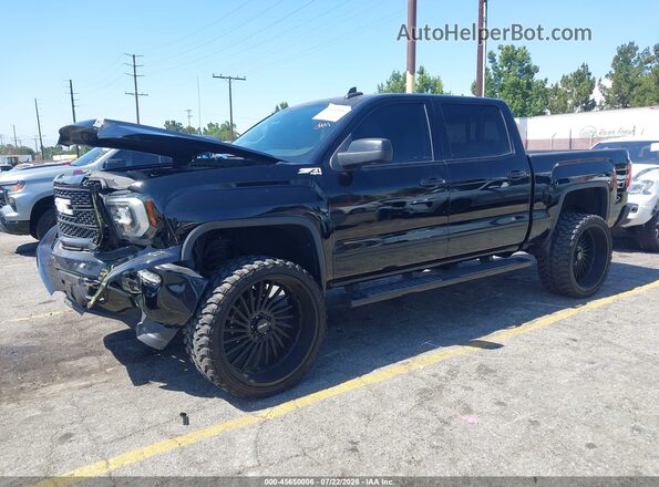 3GTU2NEC4JG185579 2018 GMC SIERRA Black Передня ліва чверть