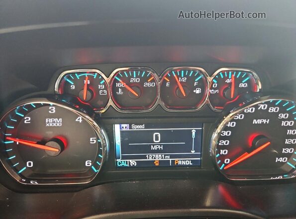 3GTU2NEC4JG501014 2018 GMC SIERRA Серебряный Вид щитка приборов