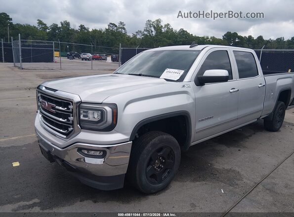 3GTU2NEC5GG199628 2016 GMC SIERRA Silver წინა მარცხენა ხედი სამი მეოთხედიდან
