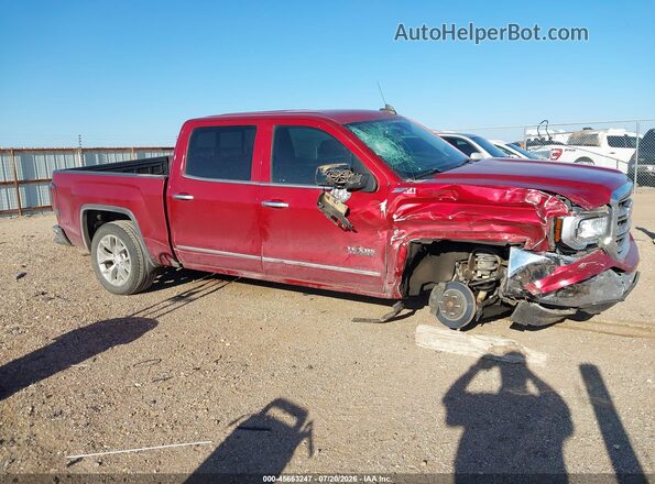 3GTU2NEC5JG641718 2018 GMC SIERRA Red Սալոնի հետևի տեսք