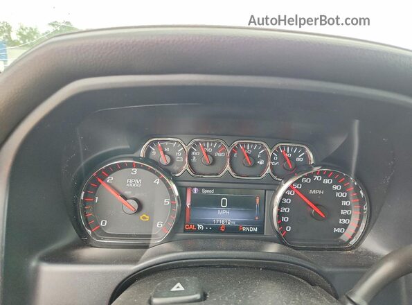 3GTU2NEC6GG290309 2016 GMC SIERRA Silver Вид щитка приладів