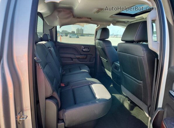 3GTU2NEC6JG432276 2018 GMC SIERRA Silver Вид задніх сидінь