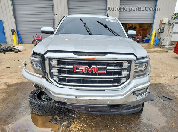 3GTU2NEC6JG464421 2018 GMC SIERRA Silver Вид спереду