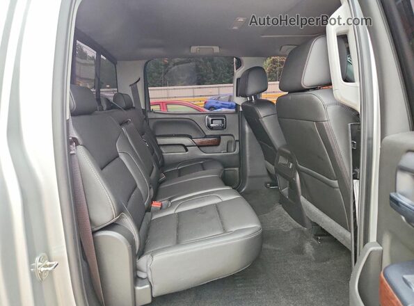 3GTU2NEC6JG464421 2018 GMC SIERRA Silver Вид задніх сидінь