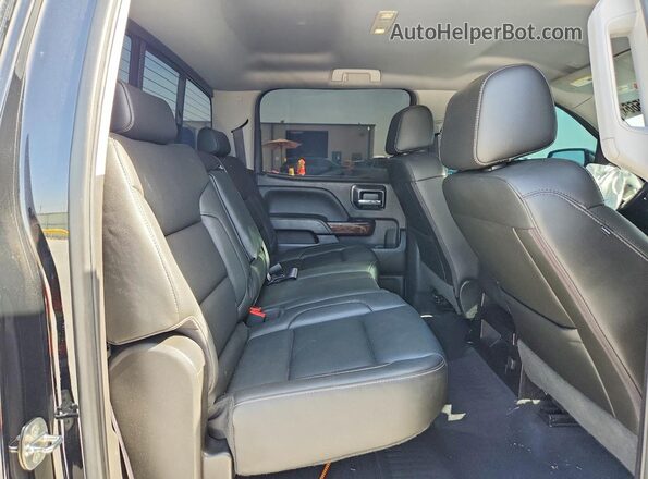 3GTU2NEC6JG615094 2018 GMC SIERRA Black Вид задніх сидінь