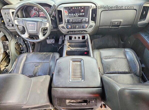 3GTU2NEC7GG217823 2016 GMC SIERRA Синий Вид панели приборов
