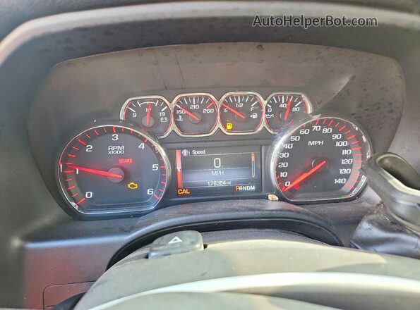 3GTU2NEC7GG217823 2016 GMC SIERRA Синий Вид щитка приборов