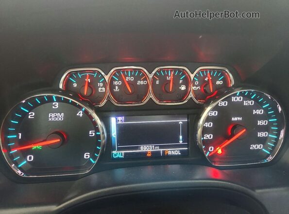 3GTU2NEC7HG372020 2017 GMC SIERRA Gray Instrument cluster view