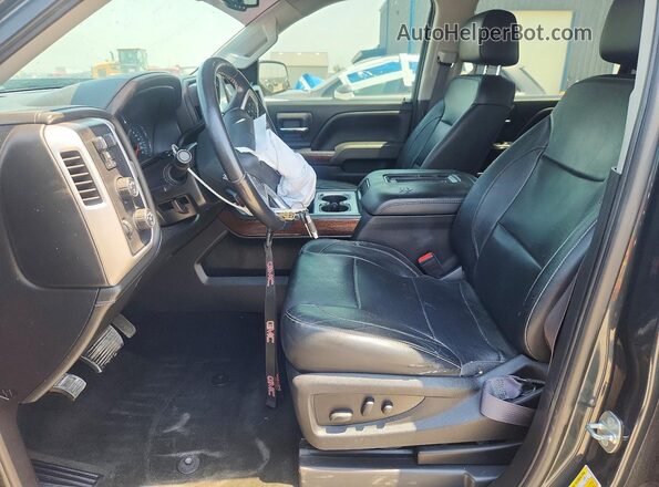 3GTU2NEC7HG408367 2017 GMC SIERRA Угольный Вид салона спереди