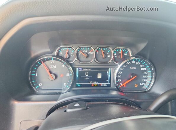 3GTU2NEC7HG408367 2017 GMC SIERRA Угольный Вид щитка приборов