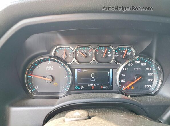 3GTU2NEC7HG500482 2017 GMC SIERRA Черный Вид щитка приборов