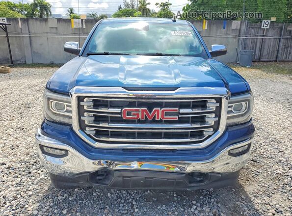 3GTU2NEC7JG138207 2018 GMC SIERRA Blue წინა ხედი