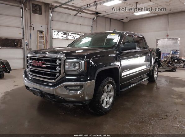 3GTU2NEC7JG148042 2018 GMC SIERRA Black წინა მარცხენა ხედი სამი მეოთხედიდან