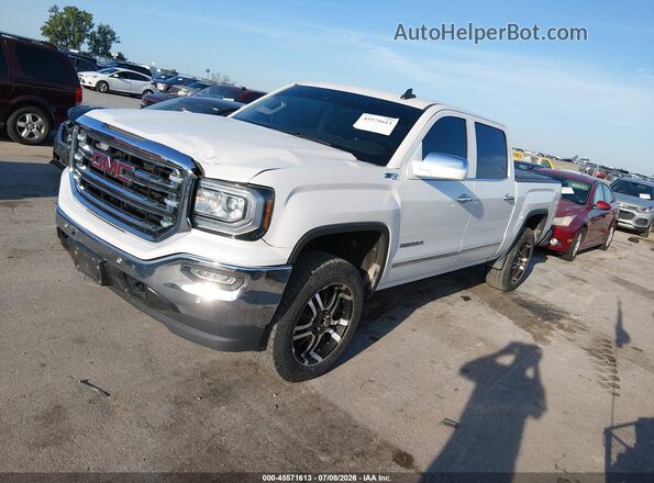 3GTU2NEC8HG242747 2017 GMC SIERRA White წინა მარცხენა ხედი სამი მეოთხედიდან