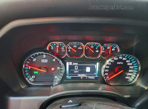3GTU2NEC8JG571230 2018 GMC SIERRA White Widok zestawu wskaźników