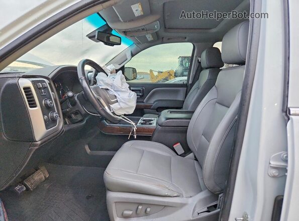 3GTU2NEC8JG571230 2018 GMC SIERRA White Widok wnętrza z przodu
