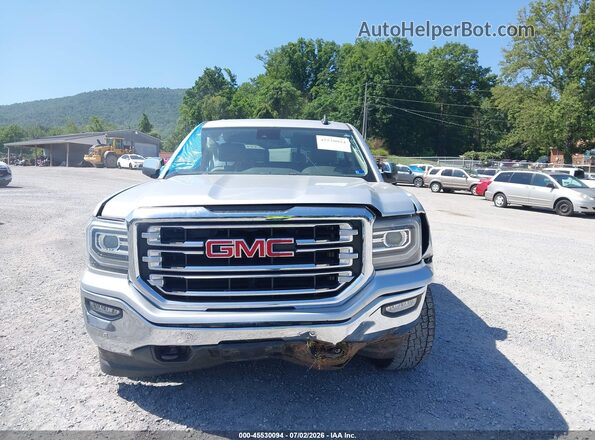 3GTU2NEC9JG431333 2018 GMC SIERRA Silver Սալոնի հետևի տեսք