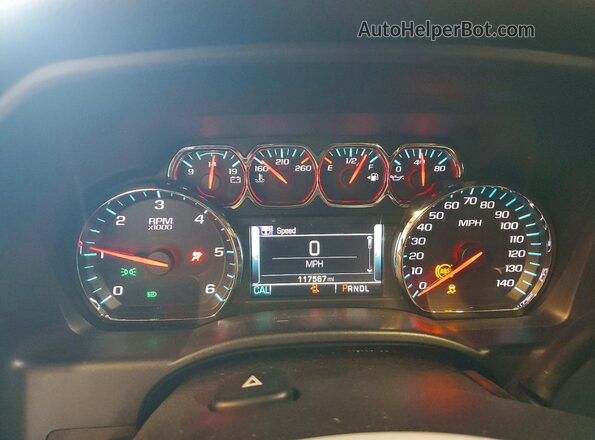 3GTU2NECXJG217158 2018 GMC SIERRA Silver Instrument cluster view