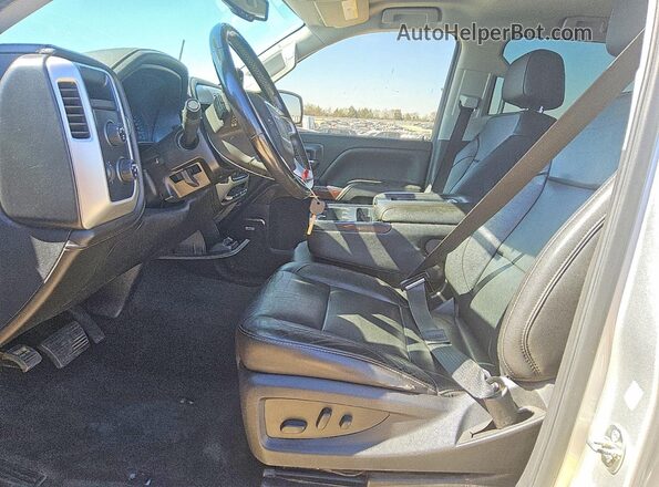 3GTU2NECXJG382885 2018 GMC SIERRA Silver წინა სალონის ხედი