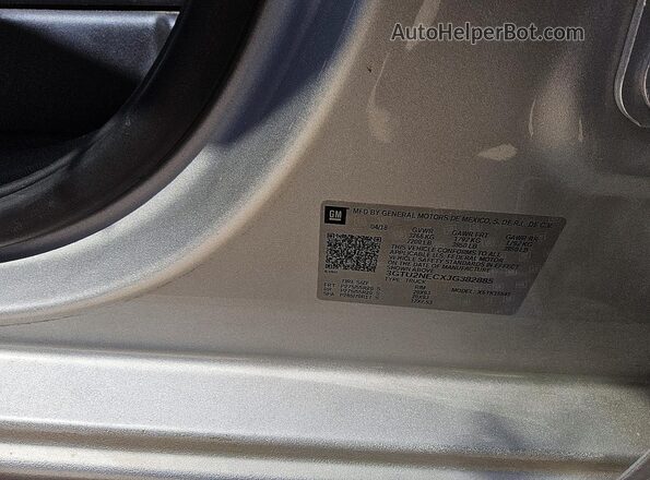 3GTU2NECXJG382885 2018 GMC SIERRA Silver ძრავის განყოფილების ხედი