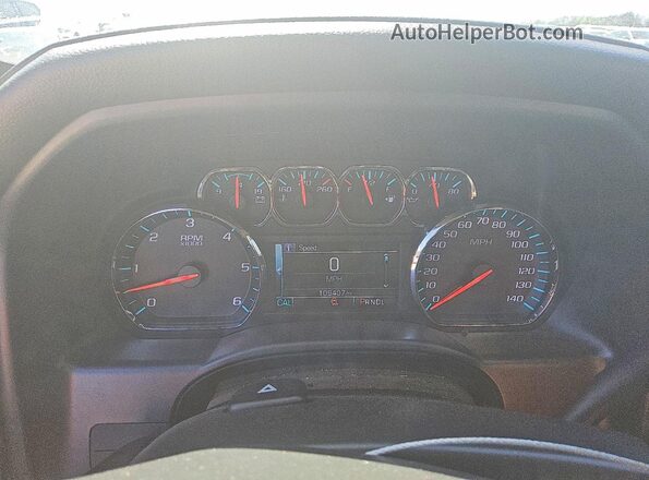 3GTU2NECXJG382885 2018 GMC SIERRA Silver ხელსაწყოთა პანელის ხედი