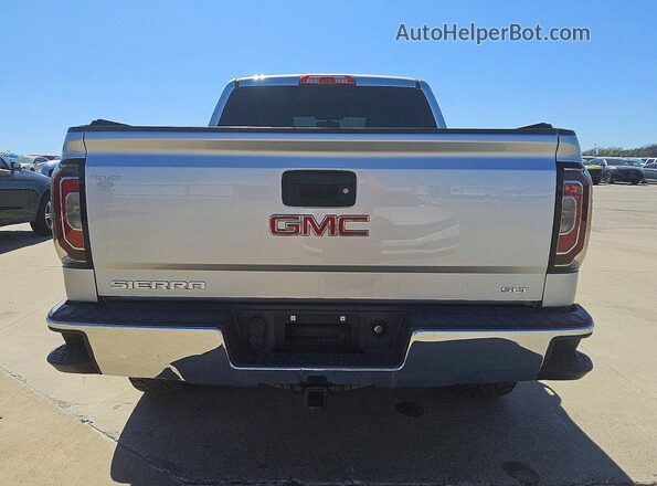 3GTU2NECXJG382885 2018 GMC SIERRA Silver უკანა ხედი