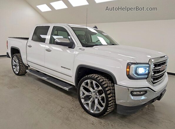 3GTU2NECXJG440154 2018 GMC SIERRA White Front right