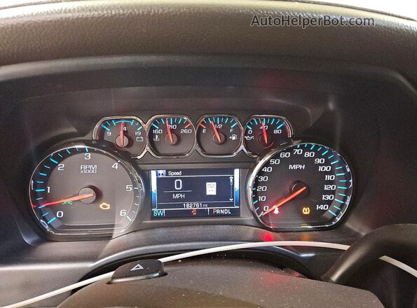 3GTU2NECXJG440154 2018 GMC SIERRA White Instrument cluster view