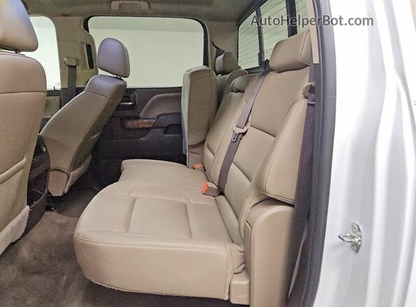 3GTU2NECXJG440154 2018 GMC SIERRA White Rear seats view