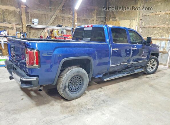 3GTU2NEJ2GG136730 2016 GMC SIERRA Синий Задняя правая четверть