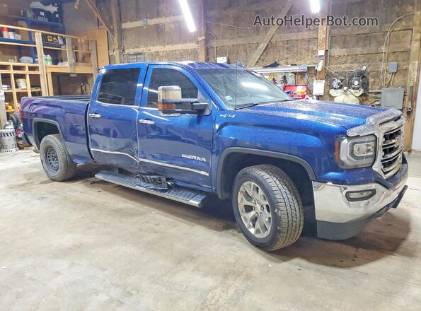 3GTU2NEJ2GG136730 2016 GMC SIERRA Синий Передняя правая четверть