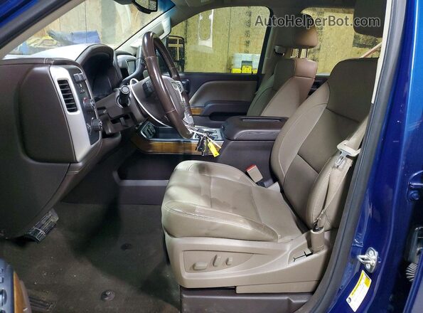 3GTU2NEJ2GG136730 2016 GMC SIERRA Синий Вид салона спереди