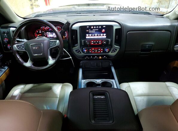 3GTU2NEJ2GG136730 2016 GMC SIERRA Синий Вид панели приборов