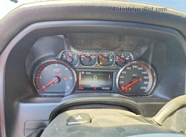 3GTU2NEJ2GG140325 2016 GMC SIERRA Blue ხელსაწყოთა პანელის ხედი