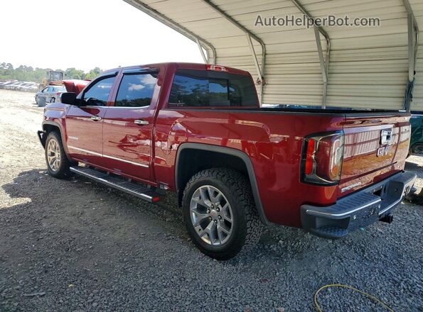 3GTU2NEJ3JG322624 2018 GMC SIERRA Бордовый Задняя левая четверть