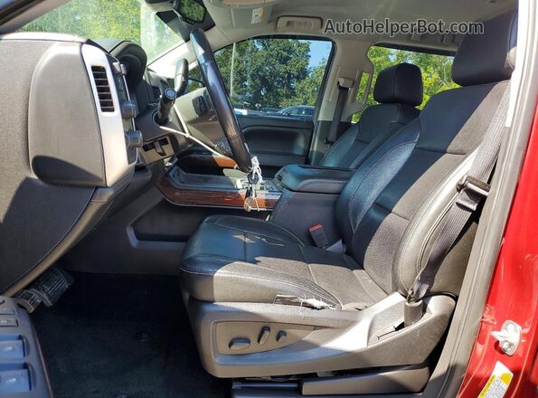 3GTU2NEJ3JG322624 2018 GMC SIERRA Бордовый Вид салона спереди