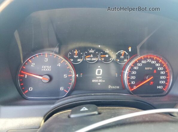 3GTU2PEC2GG272370 2016 GMC SIERRA Burgundy Instrument cluster view