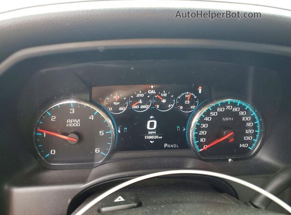 3GTU2PEC4HG118034 2017 GMC SIERRA Black Instrument cluster view